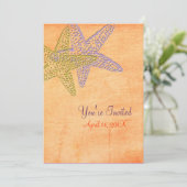 ビーチ結婚式招待状 招待状 (スタンド正面)