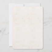 ビーチ結婚式招待状 招待状 (裏面)