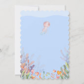 ビーチ結婚式招待状 招待状 (裏面)