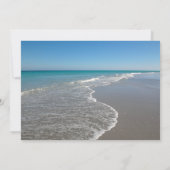 ビーチ結婚式招待状-海IIアートオンバック 招待状 (裏面)