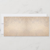 ビーチ結婚式搭乗券チケット保存日 セーブザデート (裏面)