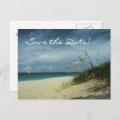 ビーチ結婚式救ポストカード 案内ポストカード (正面/裏面)