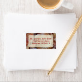 ビーチ結婚式数々の色シーセル住所 シール (インサイチュ)