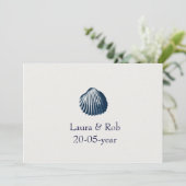 ビーチ結婚式日付の保存 セーブザデート (スタンド正面)