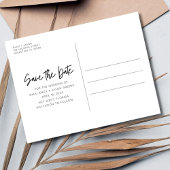 ビーチ結婚式日付の保存 案内ポストカード