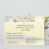 ビーチ結婚式海サンセット 招待状 (スタンド正面)