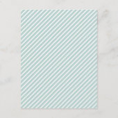 ビーチ結婚式用ライトハウスインサ航海のート エンクロージャーカード (裏面)