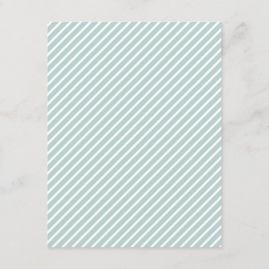 ビーチ結婚式用ライトハウスインサ航海のート エンクロージャーカード (裏面)