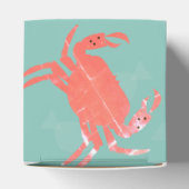 ビーチ結婚式砂の魚のカニ波の好意ボックス フェイバーボックス (上部)