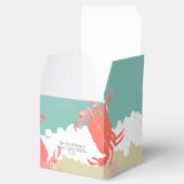 ビーチ結婚式砂の魚のカニ波の好意ボックス フェイバーボックス (オープン)