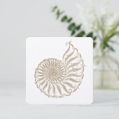 ビーチ結婚式等選択の背景 – SRF 招待状 (スタンド正面)