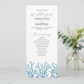 ビーチ結婚式計画 招待状 (スタンド正面)