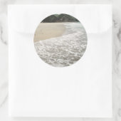 ビーチ結婚式設定 ラウンドシール (バッグ)