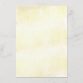 ビーチ結婚式詳細情報ゲスト エンクロージャーカード (裏面)