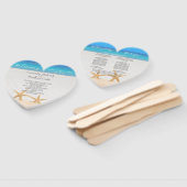 ビーチ結婚式2砂の手に結婚おけるヒトデ ハンドファン (組立なし)