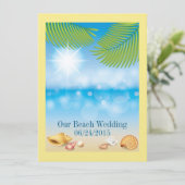 ビーチ結婚式/イベント- SRF 招待状 (スタンド正面)