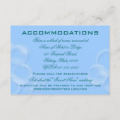 ビーチ結婚式 エンクロージャーカード (裏面)