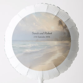 ビーチ結婚式 バルーン