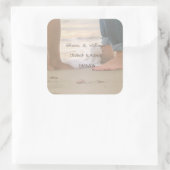 ビーチ結婚式、フット スクエアシール (バッグ)