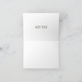 ビーチ結婚式、フローラアーバー サンキューカード (内部)