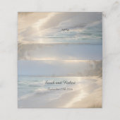 ビーチ結婚式 プレイスカード (外部開封)