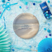 ビーチ結婚式 ペーパープレート (パーティー)