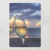 [ビーチ結婚式]メニューの[夕日] メニュー (裏面)