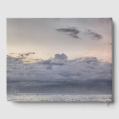 ビーチ結婚式、ヤシ ゲストブック (裏面)