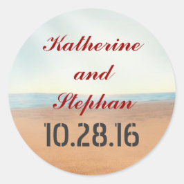 ビーチ結婚式 ラウンドシール