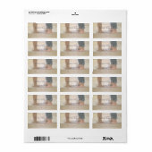 ビーチ結婚式、結婚足のラベル ラベル (フルシート)