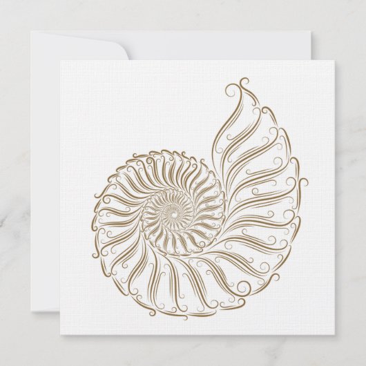 ビーチ結婚式- SRF 招待状 (正面)