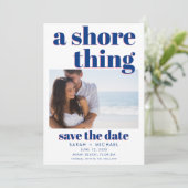 ビーチ結婚式A Shore Thing Photo Save the Date セーブザデート (スタンド正面)
