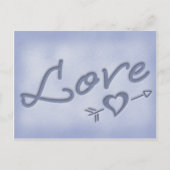 ビーチ結婚式RSVPカード(ダークブルー) インビテーションポストカード (裏面)