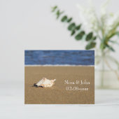 ビーチ結婚式RSVP 出欠カード (スタンド正面)
