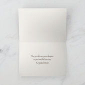 ビーチ結婚砂の文房具 カード (内部)