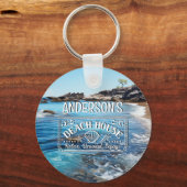 ビーチ絵を描コーブの冒険が始まる キーホルダー (正面)