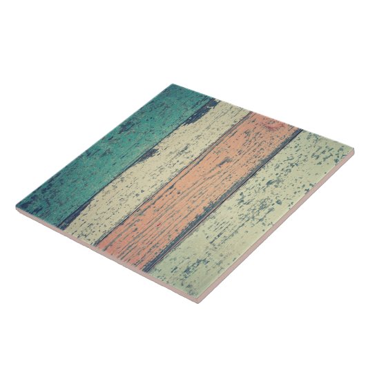 ビーチ絵を描ハウスウッドオーシャンサイストライプのド タイル (側面)