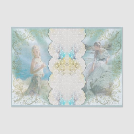 ビーチ美しいデザインシリーズ6 薄葉紙 (正面)