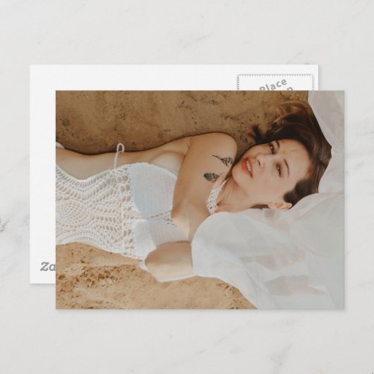 ビーチ美しい写真はがき ポストカード (正面/裏面)