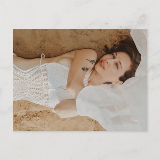 ビーチ美しい写真はがき ポストカード (正面)