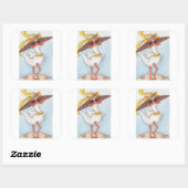 ビーチ美しい スクエアシール (シート)