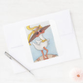 ビーチ美しい スクエアシール (封筒)