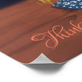 ビーチ考えに来た ポスター (角)