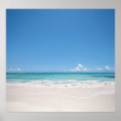 ビーチ背景 ポスター (正面)