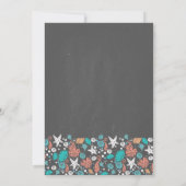 ビーチ自動生まれたばかりのベビーフォト誕生 案内状 (裏面)