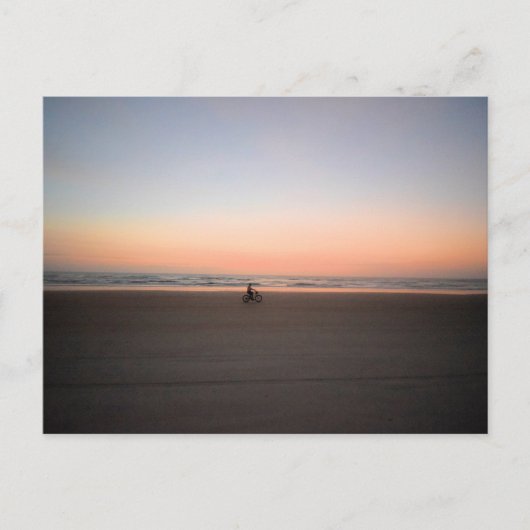 ビーチ自転車でサンライズ前に ポストカード (正面)