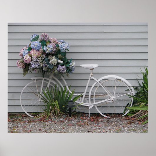 ビーチ自転車 ポスター (正面)