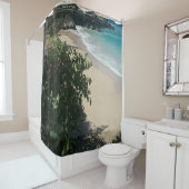 ビーチ至福 シャワーカーテン (インサイチュ)