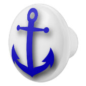 ビーチ航海のいかりキャビネット引出しノブ セラミックノブ (右)