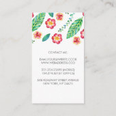 ビーチ航海のいかりコースタルクルーズヨットパーティー 名刺 (裏面)